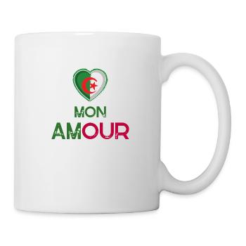 Logo Algérie Mon Amour - Mug blanc - blanc - Droite