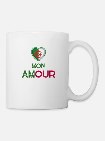 Logo Algérie Mon Amour - Mug blanc - blanc