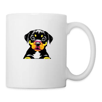 Rottweiler Chien Rottweiler Puppy Puppy Dogs - Mug blanc - blanc - Droite