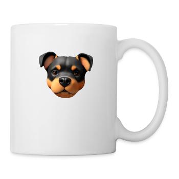 Rottweiler Hund Hundewelpe Rottweilerwelpe Hunde - Tasse - Weiß - Rechts