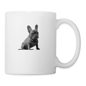 Chiens Dog Propriétaire Chien Bouledogue Français - Mug blanc - blanc - Droite
