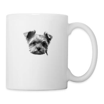 Dog Owner Yorkshire Terrier Puppy Dog - Mug - white - Right