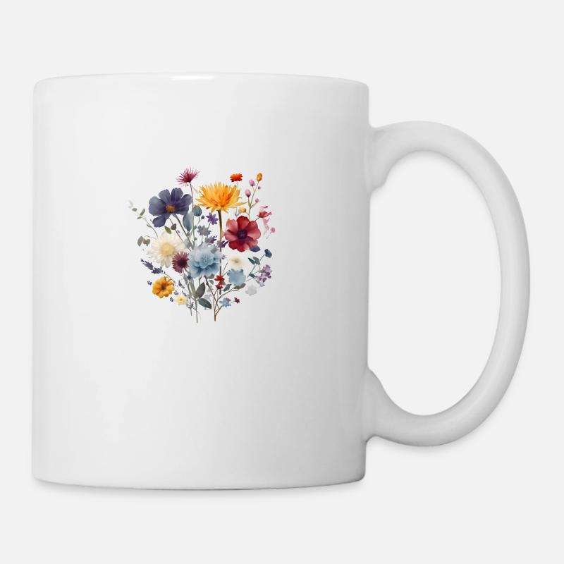 Harmonie botanique - Mug blanc - blanc