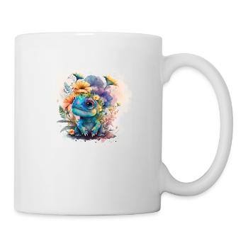 Dino Design - Tasse - Weiß - Rechts