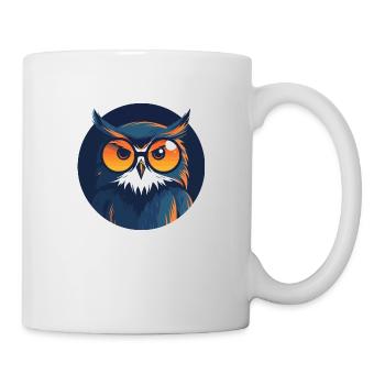 Owl Sunglasses Odd Eagle Owl - Mug - white - Right