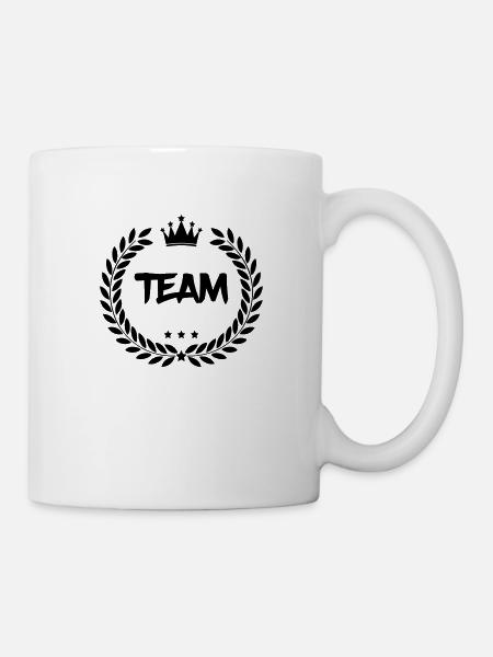 wappen team - Tasse - Weiß