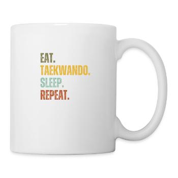 EAT TAEKWANDO SLEEP REPEAT - Mug - white - Right