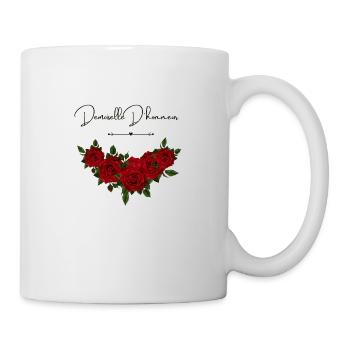 Demoiselle d'honneur floral - Mug blanc - blanc - Droite