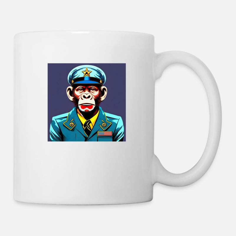 American Monkey Soldier - Mug - white