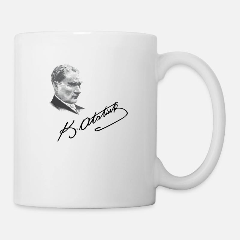 MUSTAFA KEMAL ATATÜRK - Tasse - Weiß