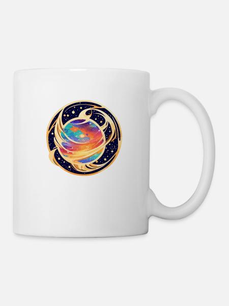 Planet verschlungen - Tasse - Weiß