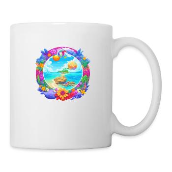 Der Sommer ist wirklich weit weg - Tasse - Weiß - Rechts