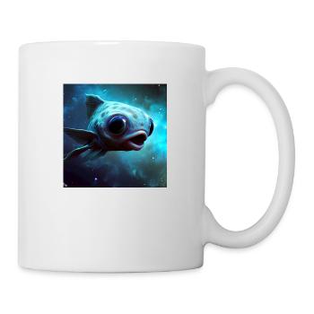 Spacefish artwork by Bruederchen - Tasse - Weiß - Rechts