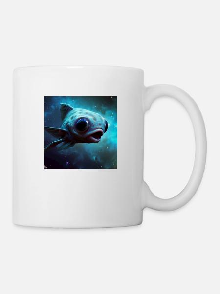 Spacefish artwork by Bruederchen - Tasse - Weiß