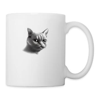 Chaton chaton chat chat chats britanniques à poil court - Mug blanc - blanc - Droite