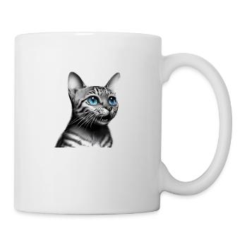 Chat Mâle Chaton Britannique à poil court Chats - Mug blanc - blanc - Droite