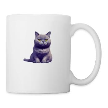 Chat chaton britannique à poil court Chats - Mug blanc - blanc - Droite