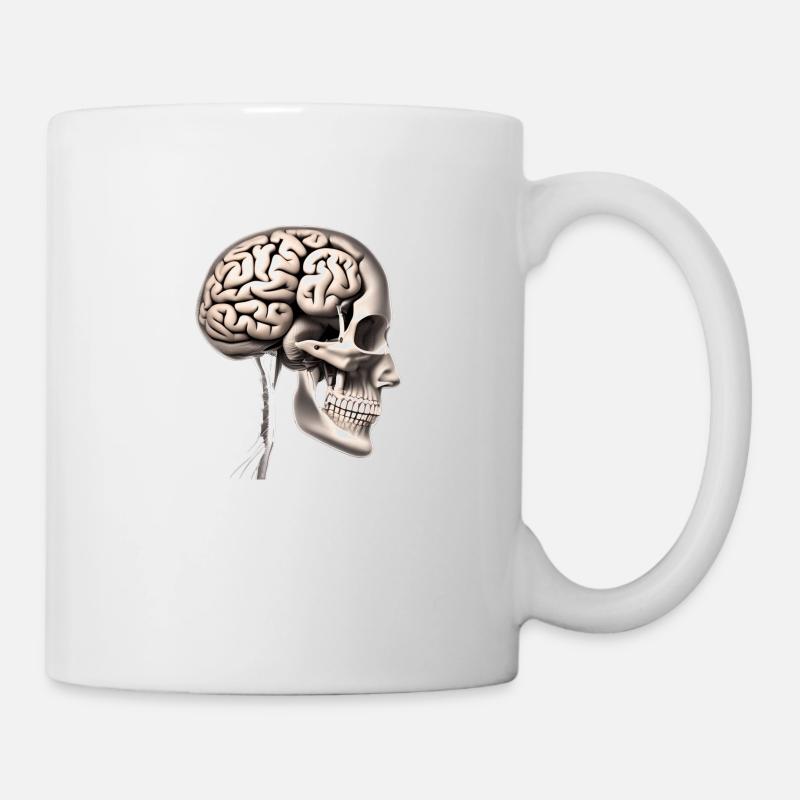 Cerveau - Mug blanc - blanc