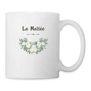 La mariée floral - Mug blanc - blanc - Droite