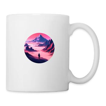 Astronaut im All - Tasse - Weiß - Rechts