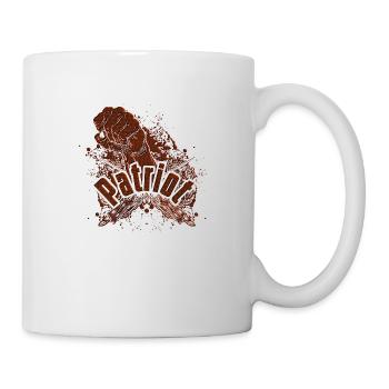 Retro-Mode Vintage coole 80er Jahre Frau Mädchen Pop Art - Tasse - Weiß - Rechts