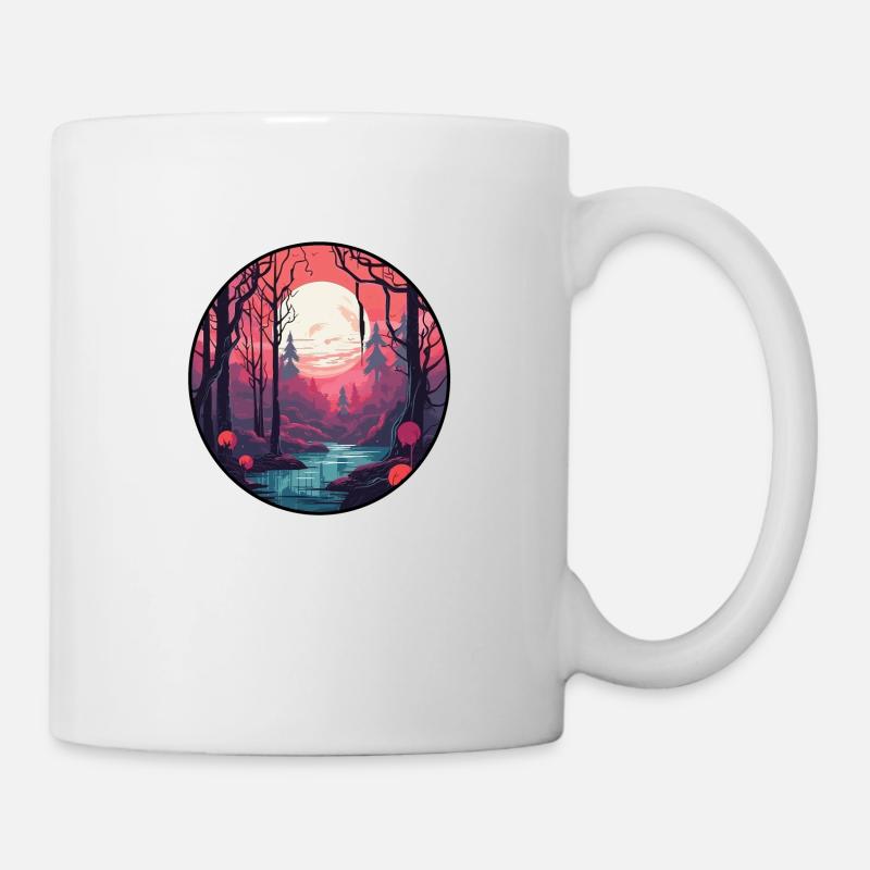 Haunted Forest - Mug - white