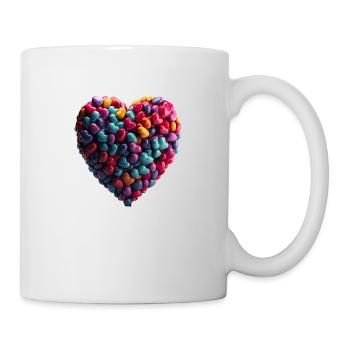Eine Liebeserklärung muss nicht perfekt sein - Tasse - Weiß - Rechts