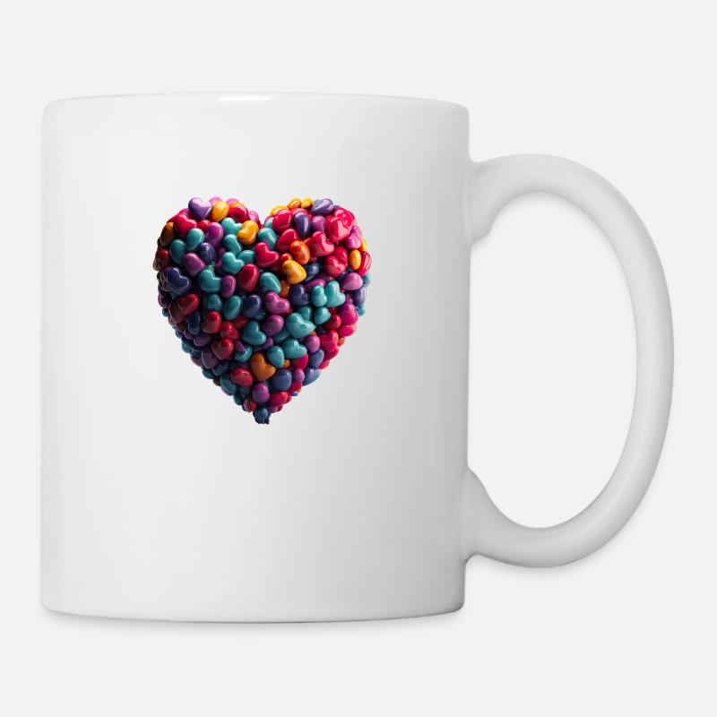 Eine Liebeserklärung muss nicht perfekt sein - Tasse - Weiß