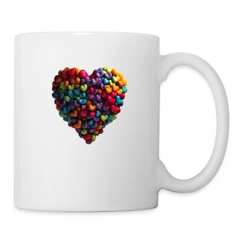 Liebeserklärungen gibt es in vielen Formen - Tasse - Weiß - Rechts