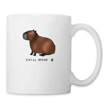 Capybara Chill Mode - Tasse - Weiß - Rechts