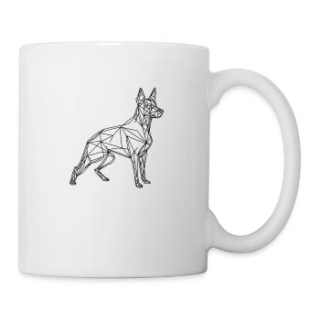 Line art dog - Mug - white - Right