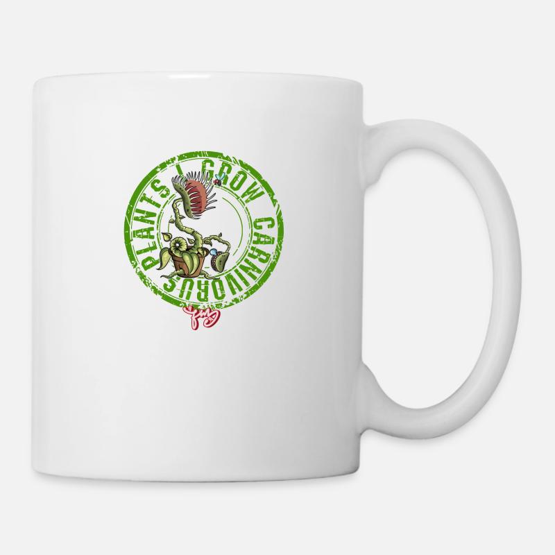 Je cultive une plante carnivore - Mug blanc - blanc