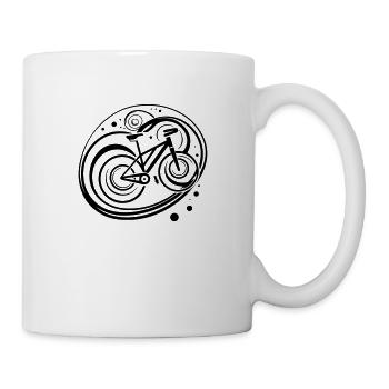 Vélo de route, idée cadeau pour les amis motards - Mug blanc - blanc - Droite