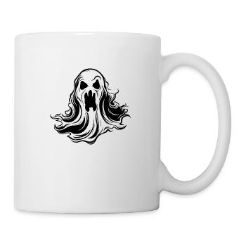 Geist Geister Geisterstunde Halloween - Tasse - Weiß - Rechts