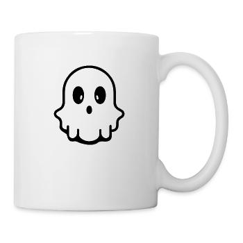 Geist Geister Geisterstunde Halloween - Tasse - Weiß - Rechts