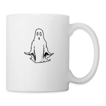 Geist Geister Geisterstunde Halloween - Tasse - Weiß - Rechts