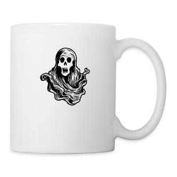 Geist Geister Geisterstunde Halloween - Tasse - Weiß - Rechts