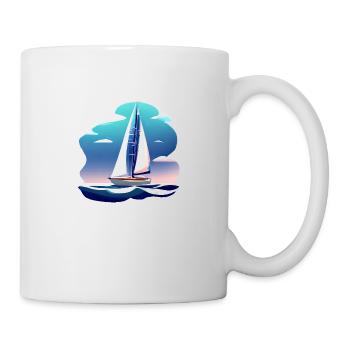 Sailing Ship Sailor Sailing Sailing Sailing Sailboat - Mug - white - Right