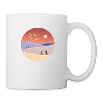 Go climb a cactus - Mug - white - Right