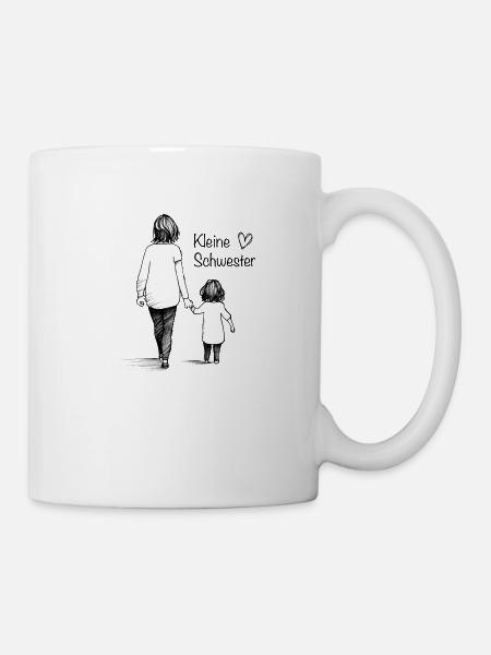 Kleine Schwester - Tasse - Weiß