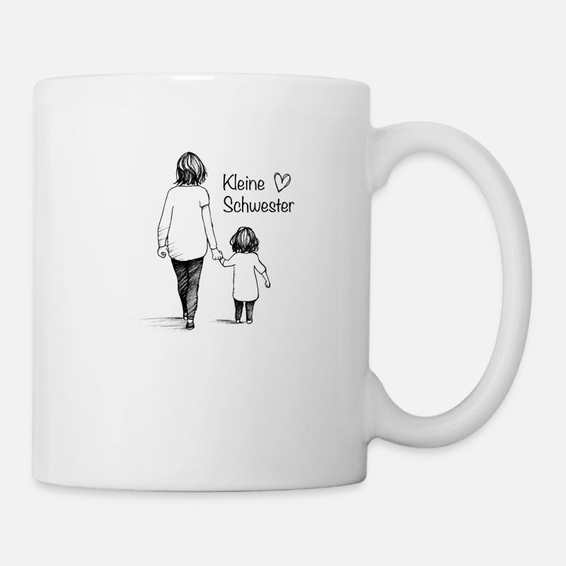 Kleine Schwester - Tasse - Weiß