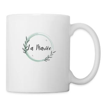 La mariée floral - Mug blanc - blanc - Droite