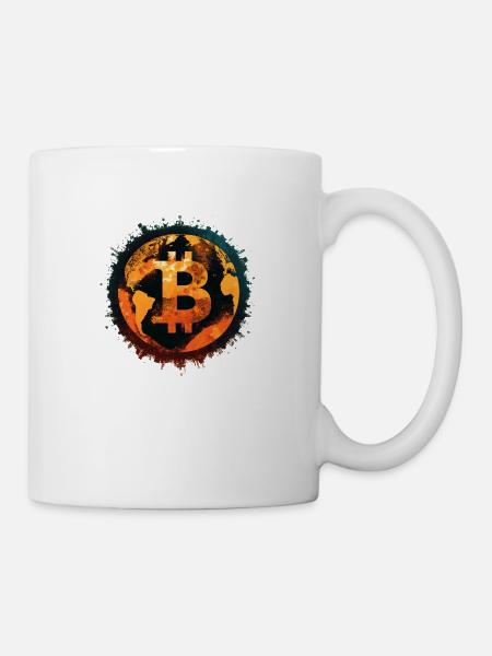 Bitcoin Global Impact - Tasse - Weiß