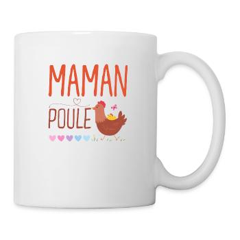 Maman poule - Mug blanc - blanc - Droite