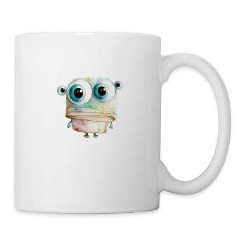 zWatercolor Monster Drawing - Mug - white - Right