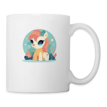 Poney - Mug blanc - blanc - Droite
