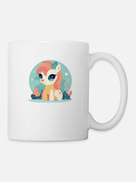 Pony - Tasse - Weiß