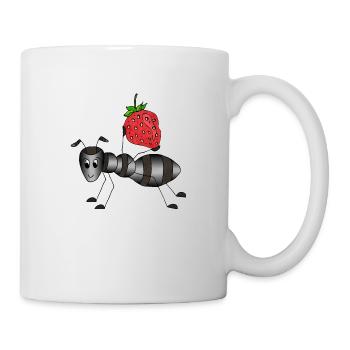 Ameise - Tasse - Weiß - Rechts