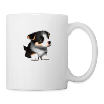 Chien de berger australien Propriétaire Chiot - Mug blanc - blanc - Droite