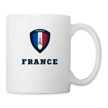 FRANKREICH - Tasse - Weiß - Rechts